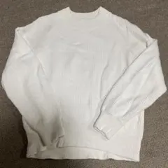 GREEN LABEL RELAXING ホワイト長袖セーター