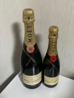 モエ　Moet & Chandon Imperial Brut シャンパン　2本のサムネイル
