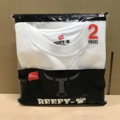 Hanes ビーフィーロングスリーブ Tシャツ ロンT 長袖 2枚組　白　XS