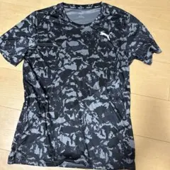 PUMA トレーニングシャツ M ブラック/グレー