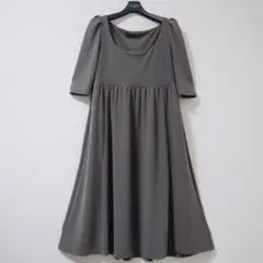 美品 フォクシーニューヨーク フレアワンピース 半袖 ポケット付 38