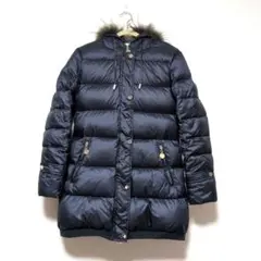 【ラモード】ダウンコート　2way 紺　ラメ 40 La MODE ファー 楽天市場】【35％OFFクーポン配布中】 ダウンジャケット ダウンコート