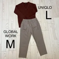 コーデセット売り　ユニクロ　グローバルワーク