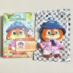 海外 MINISO ディズニー ズートピア2 住民シリーズ ぬいぐるみ ニック