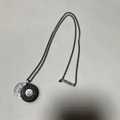 DIESEL 黒 シルバー ネックレス　ビンテージ