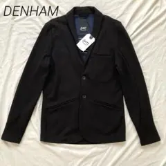 ダグ付き未使用品✨DENHAM デンハム　ニット　テーラードジャケット　ブラック