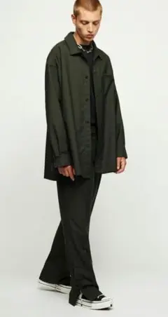 lownn(ローン)スラックス フレアシルエット ブラック 新品未使用