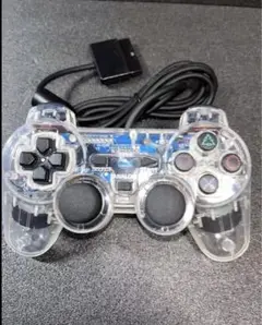 PS2 PlayStation2 有線コントローラー クリアホワイト【新品】 b