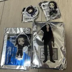 4個　東京リベンジャーズ　場地さん　アクリルスタンド　キーホルダー　グータッチ