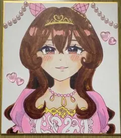 ト*ム様 手描きイラスト ウマ娘 ジェンティルドンナ 花嫁衣装 | Mercari