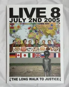LIVE8 パンフレット 日本公演チケット半券付