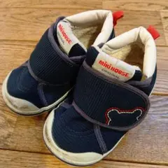 miki HOUSE ベビーシューズ ネイビー