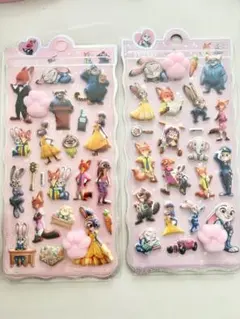 ズートピア　肉球シール