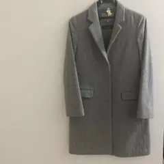 【美品】【クリーニング済】ユナイテッドアローズ　ウール　チェスターコート　グレー