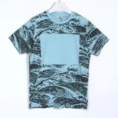 未使用 定価 22,000円 KENZO  ウェーブプリントTシャツ