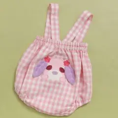 新品未使用 お茶犬 ベビー ブルマ ロンパース サスペンダー付き