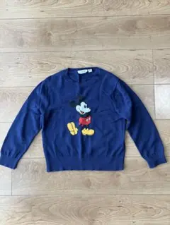 UNIQLO ディズニー ミッキーマウス 薄手ニット120cm