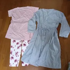 マタニティワンピース＆パジャマ　２点セットまとめ売り