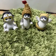 mofusand 猫 フィギュア 3体セット 被り物のサムネイル