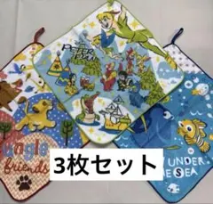 入園準備　ディズニー　ループ付きタオル　3枚セット　コストコ