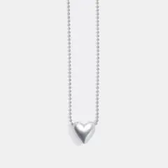 Pukkuri heart necklace(Silver)のサムネイル