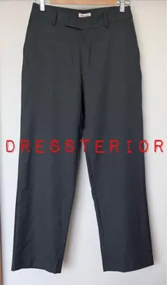 【最終価格】DRESSTERIOR ウール スラックス パンツ グレー