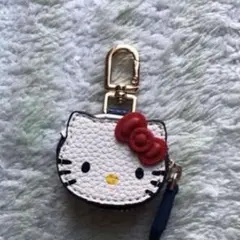 ハローキティ コインケース　小銭入れ　キーホルダー　チャーム　ゴールド金具付き