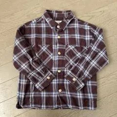 ZARAザラキッズチェック長袖シャツ 4-5歳110