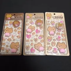 りるくま おしりぷりぷりシール 3パックset