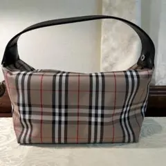 バーバリーロンドン バニティポーチ ミニバッグ ノバチェック