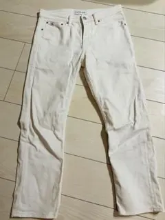 Calvin Klein Jeans カルバンクライン ホワイト デニム パンツ