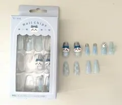 ハチワレ　ネイルチップのサムネイル