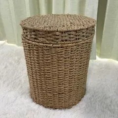 山川ラタン 丸スツール 山川 譲 剣持勇 美品 山口一郎 - メルカリ