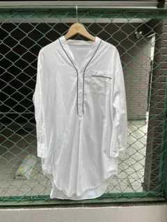 vintage90s古着　パイピング　グランパ　シャツのサムネイル