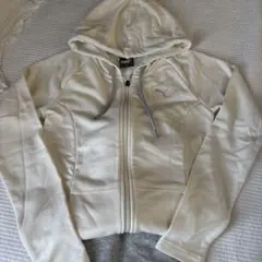 PUMA フード付きパーカー M ホワイト、パンツ