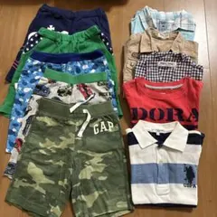 キッズ服セット（半袖Tシャツ、パンツ）100～106
