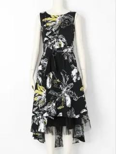 【美品】FRAY I.D タックフリルチュールドレス