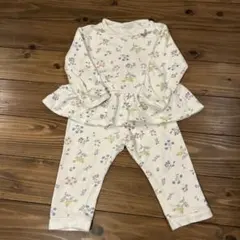 花柄　パジャマ　90サイズ　Ampersand