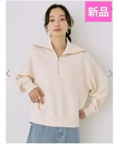 新品　earth　music＆ecology　ハーフジップスウェット