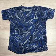 Under Armour 半袖Tシャツ YSM ブルー系 マーブル柄　130cmのサムネイル