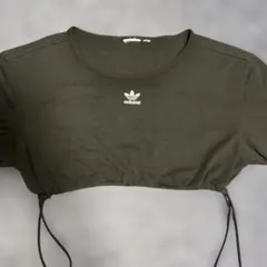 adidas Originals クロップドTシャツ ブラック