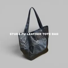 STUDS PU LEATHER 2WAY SHOULDER BAG 3364B - メルカリ