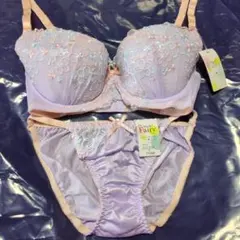 ES Fairy ラベンダー ブラジャーショーツセット F70 M　A