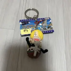 【ONE PIECE ワンピース】サンジ　キーホルダー　レトロ　未使用のサムネイル