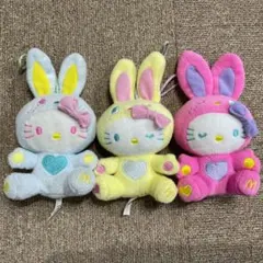 ハローキティ　ぬいぐるみ　ハッピーセット　3点セット　サンリオ