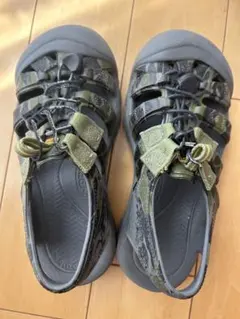 KEEN 迷彩 キッズ サンダル 20〜21cm カモフラ ウォーターシューズ