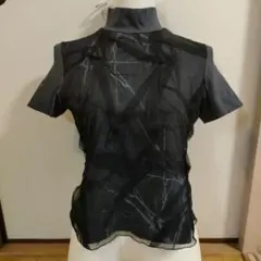 半袖レース付きハイネックLサイズ