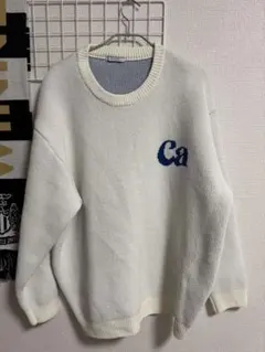 BAYFLOW カリフォルニア ロゴ ニットセーター