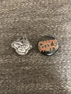 クロマニヨンズ ヨシオ CAVE PARTYバッジセット