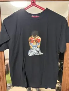 絶版　美品 ＸＬはじめの一歩とEVERLAST コラボ　Tシャツ ブラックのサムネイル